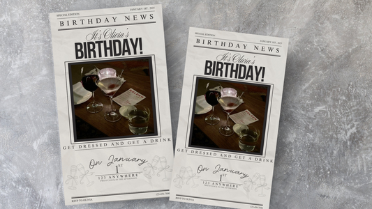 Digital Movie Themed Birthday Invitation Template