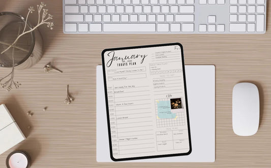 Digital Daily Planner Template